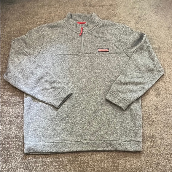 Vineyard Vines Other - Vineyard Vine Men’s Grey Sweater Quarter Zip Pullover Size XL